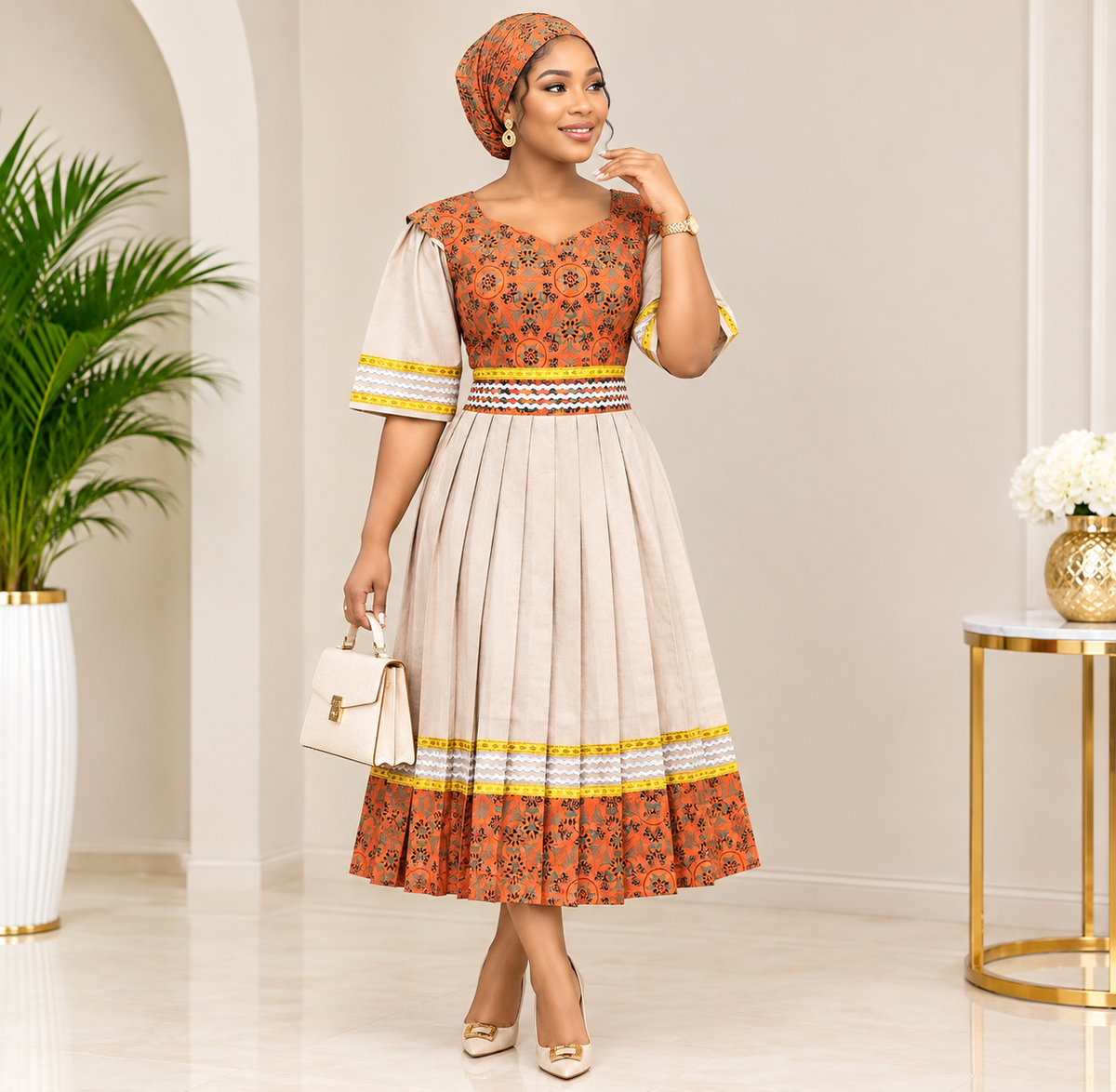 AF966-Traditional Dress
