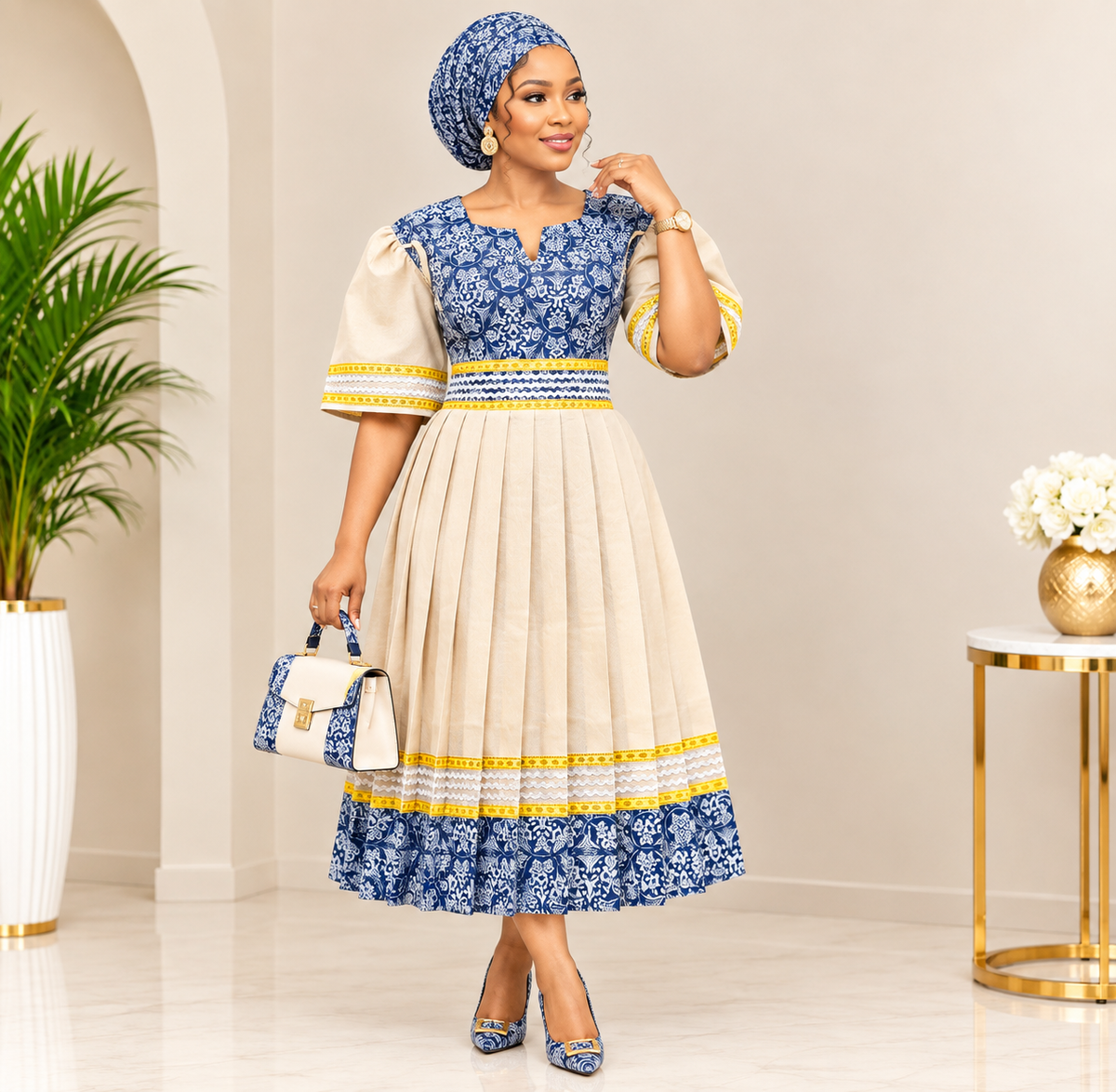 AF966-Traditional Dress