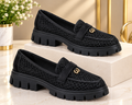 31025#-Loafers shoes (Chunky platform)