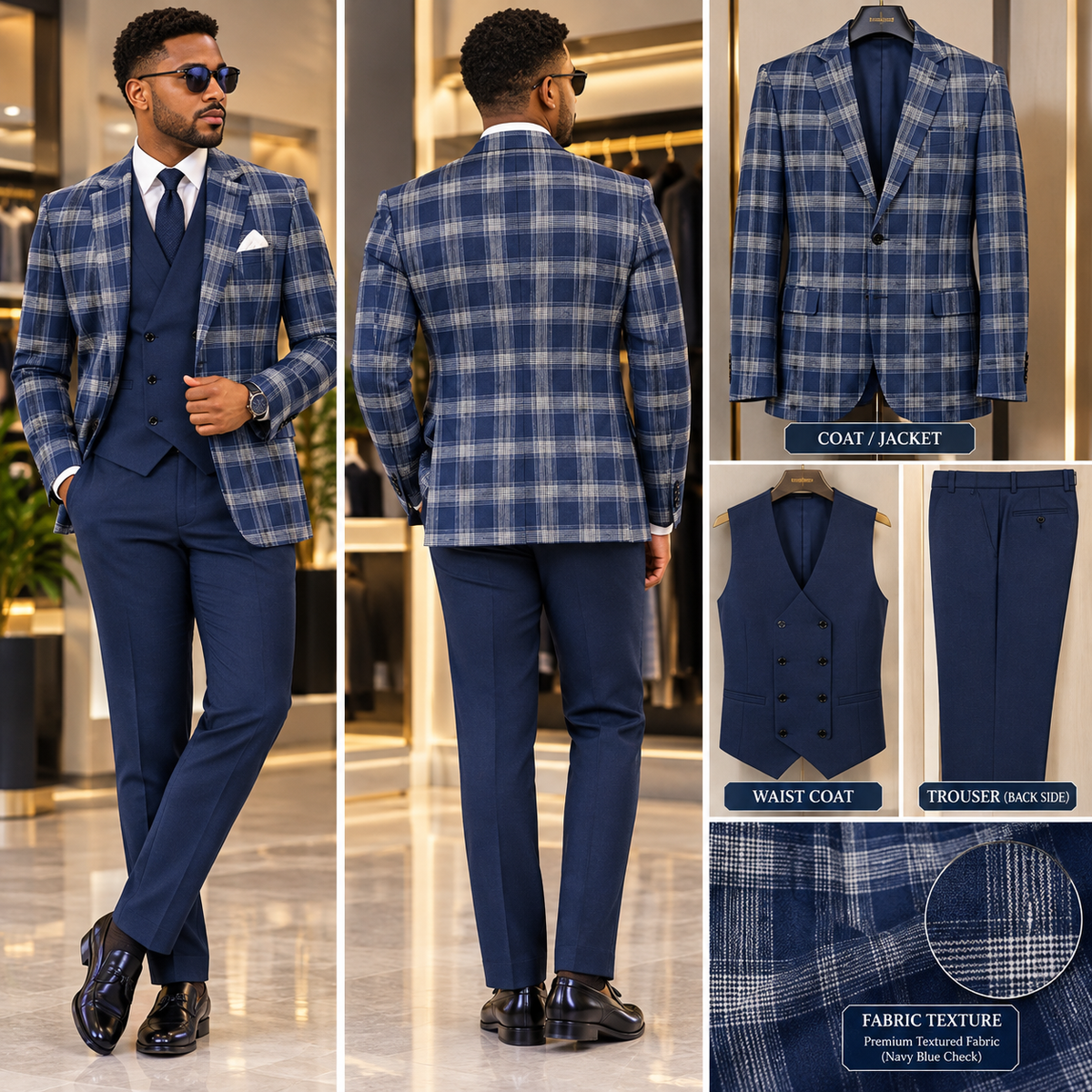 9051-35-MEN SUIT (Three-Piece)