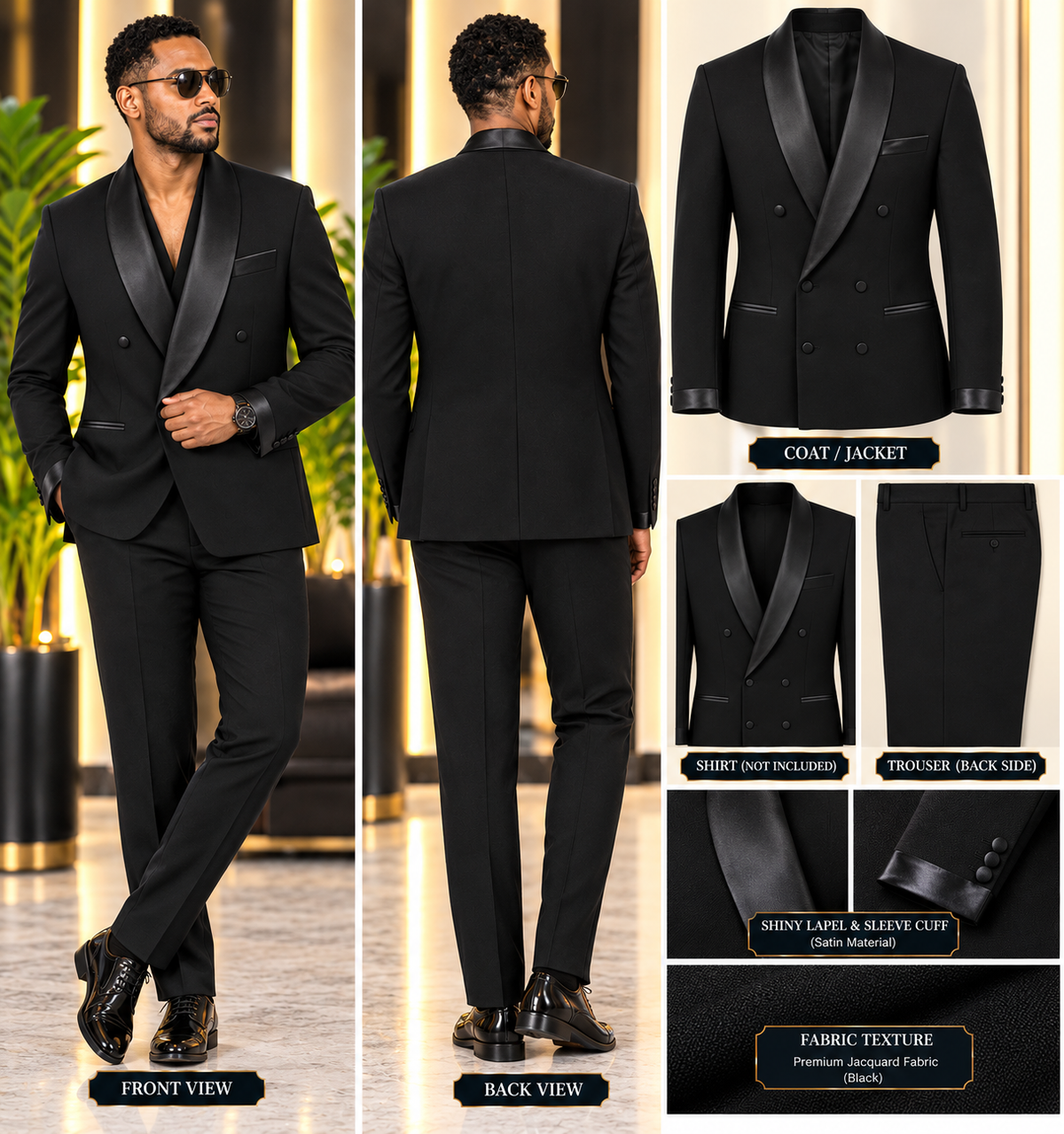 QZG-59#-MEN SUIT (Two-Pece)