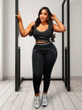 D-1066E-Gym set (Women's Two-Piece Athletic Set)